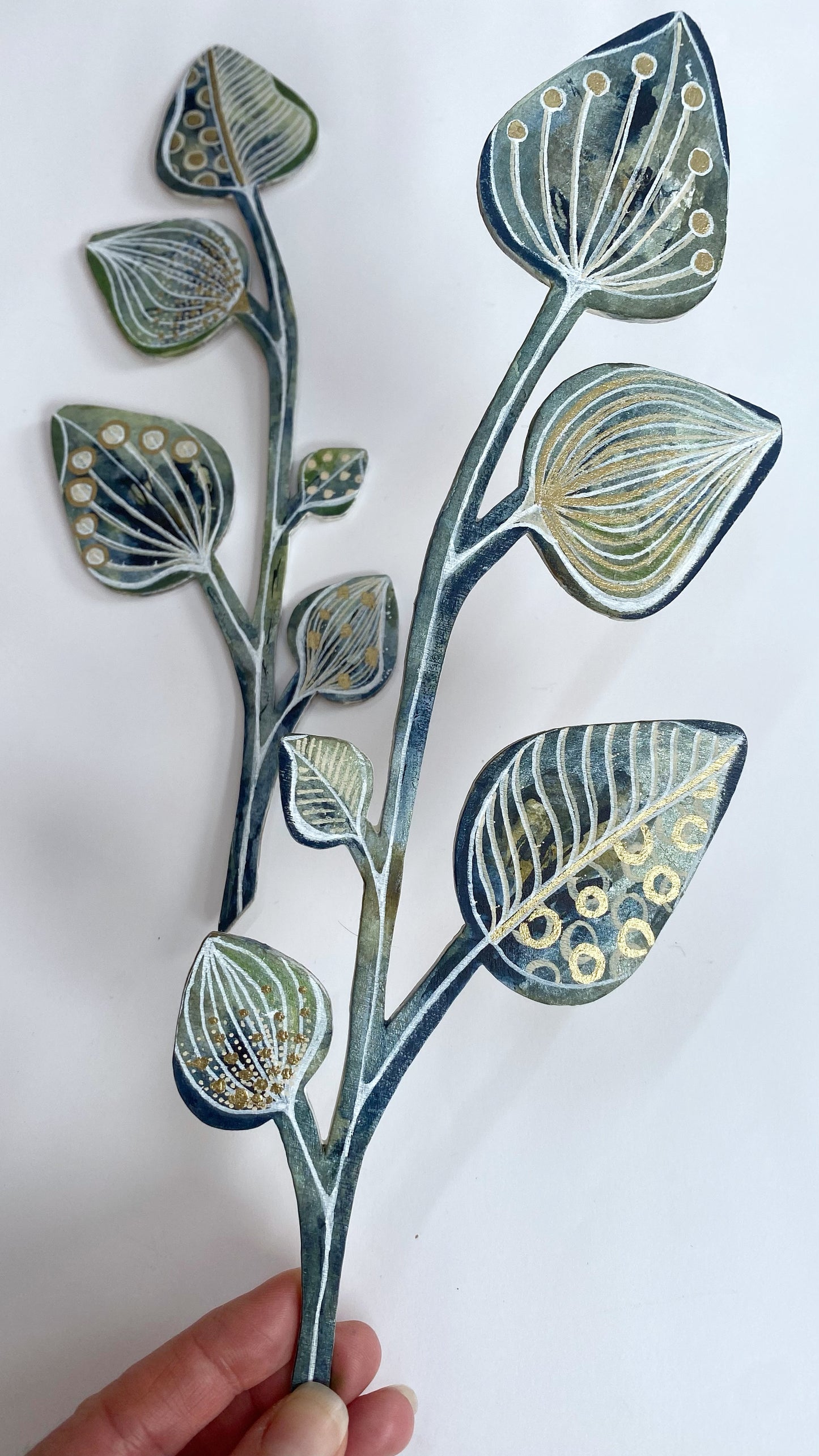 Wall Decoration - Navy & Green II