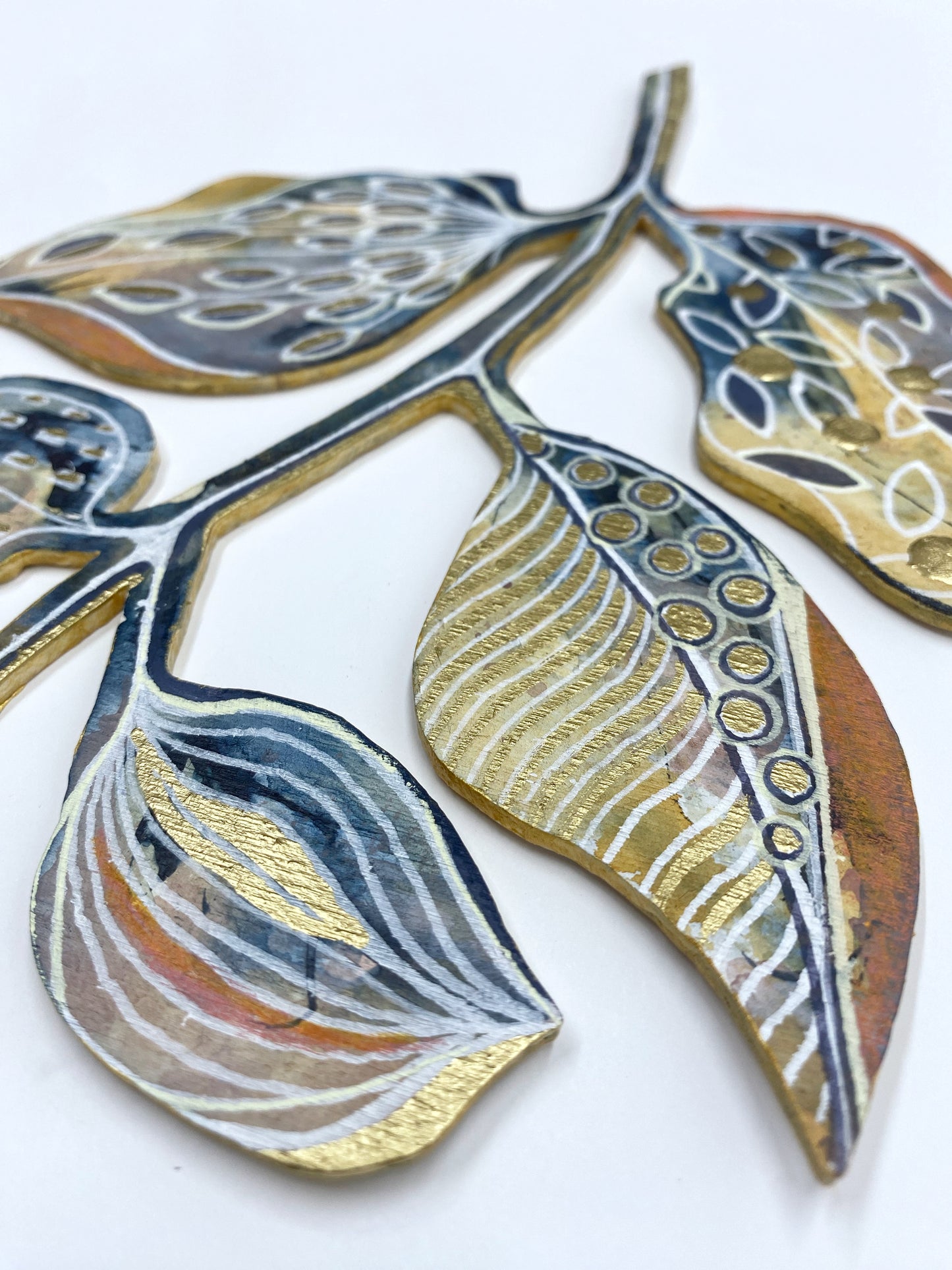 Wall Decoration - Orange & Gold I