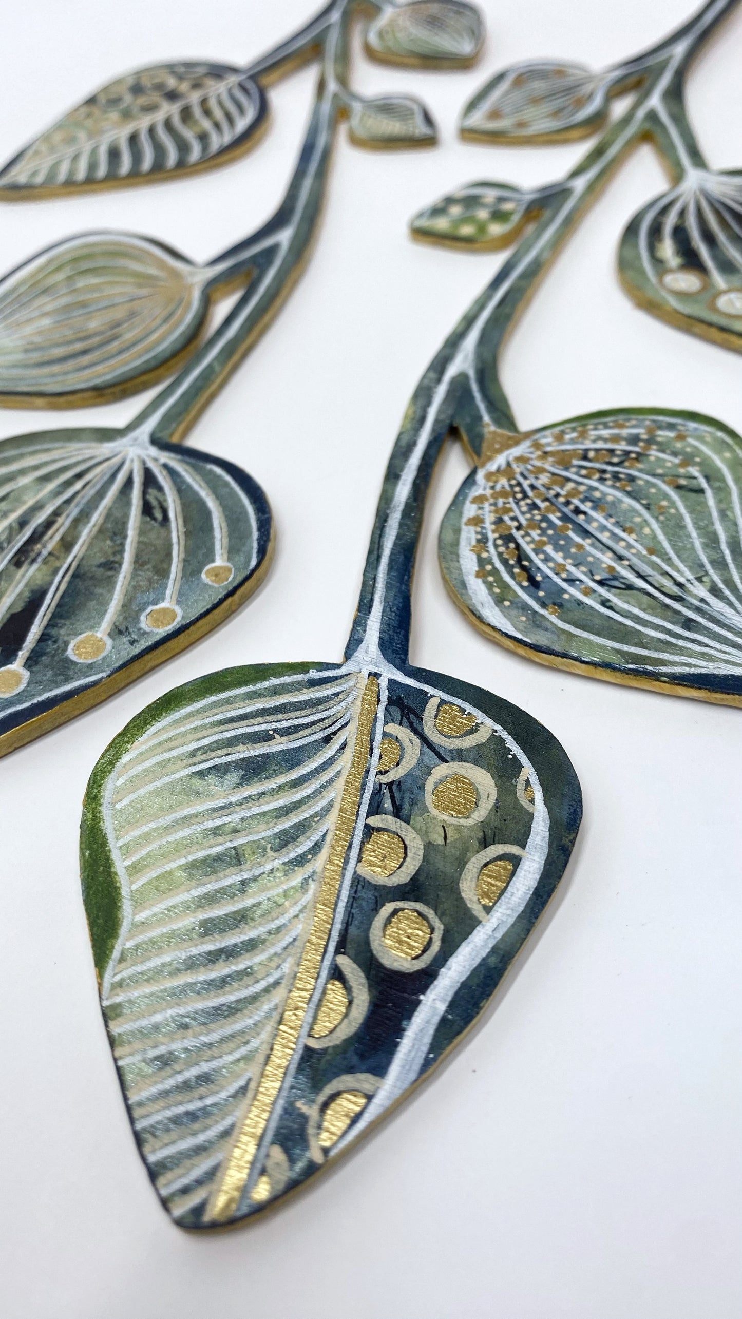 Wall Decoration - Navy & Green I