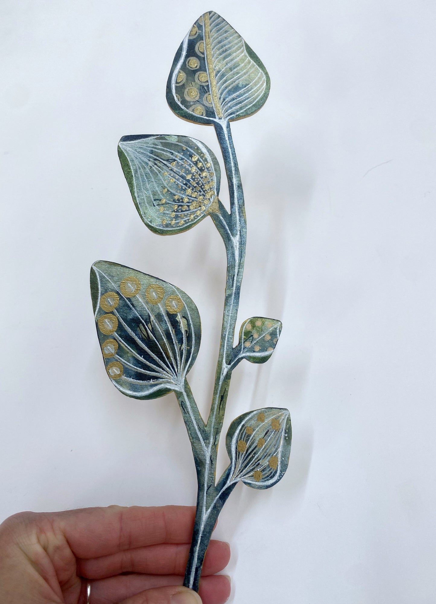 Wall Decoration - Navy & Green I