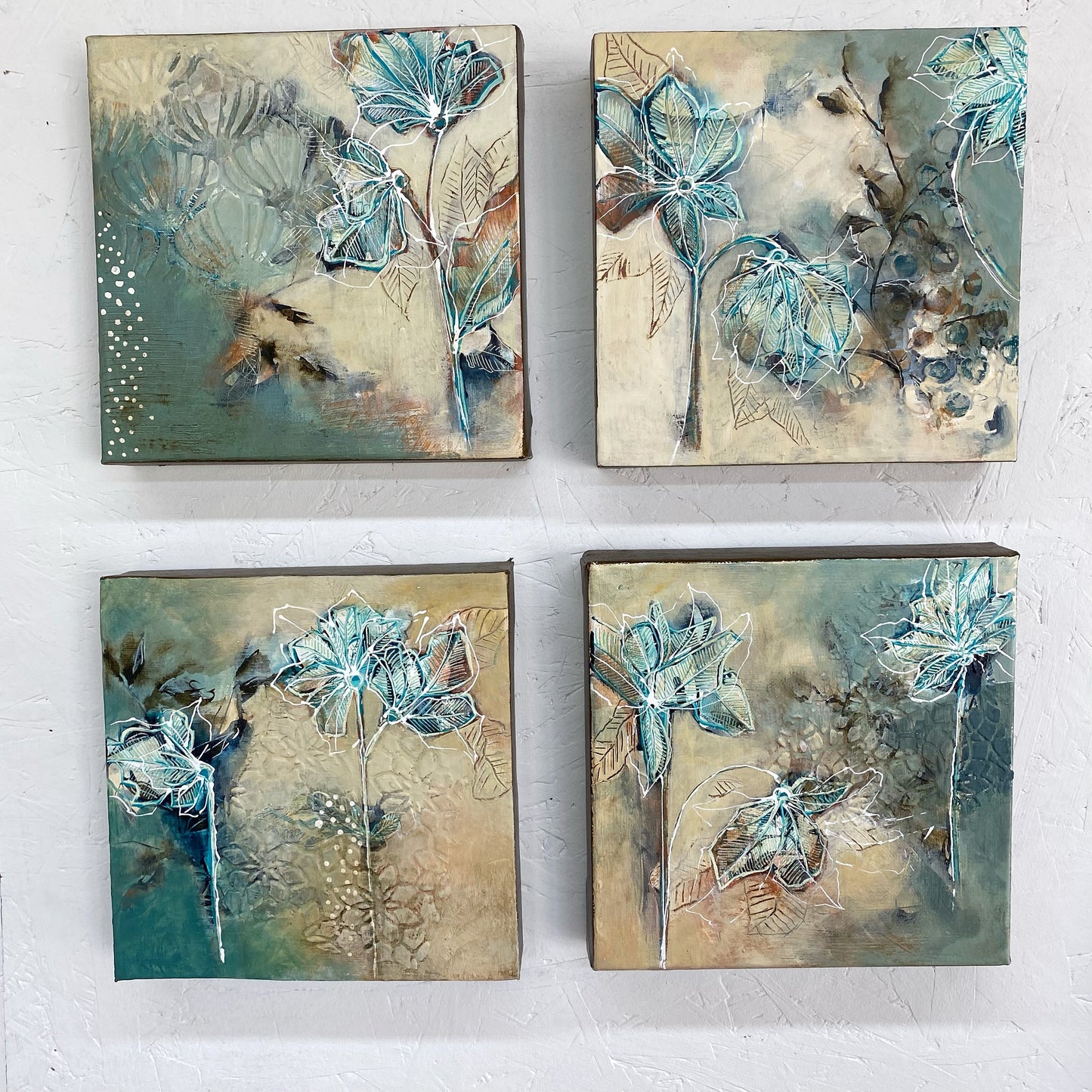 Quiet Meadow I - Original Painting Ready to Hang