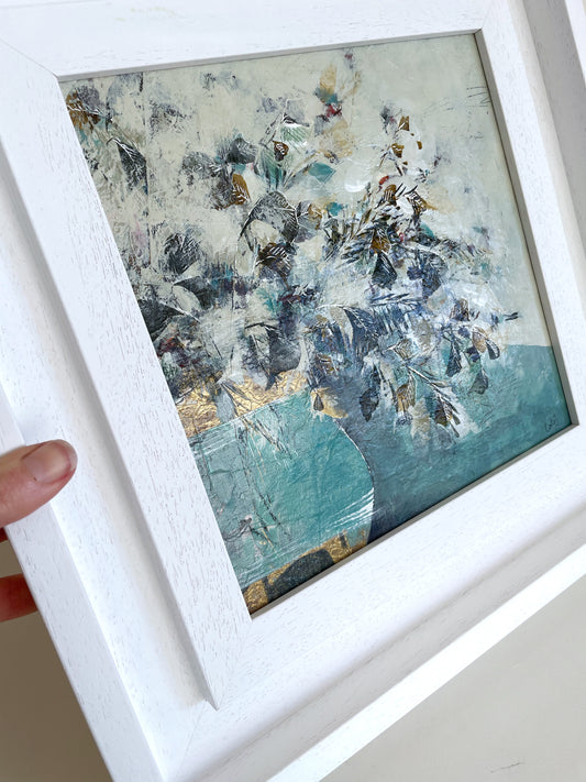 Abstract Vase III - Original Framed Painting