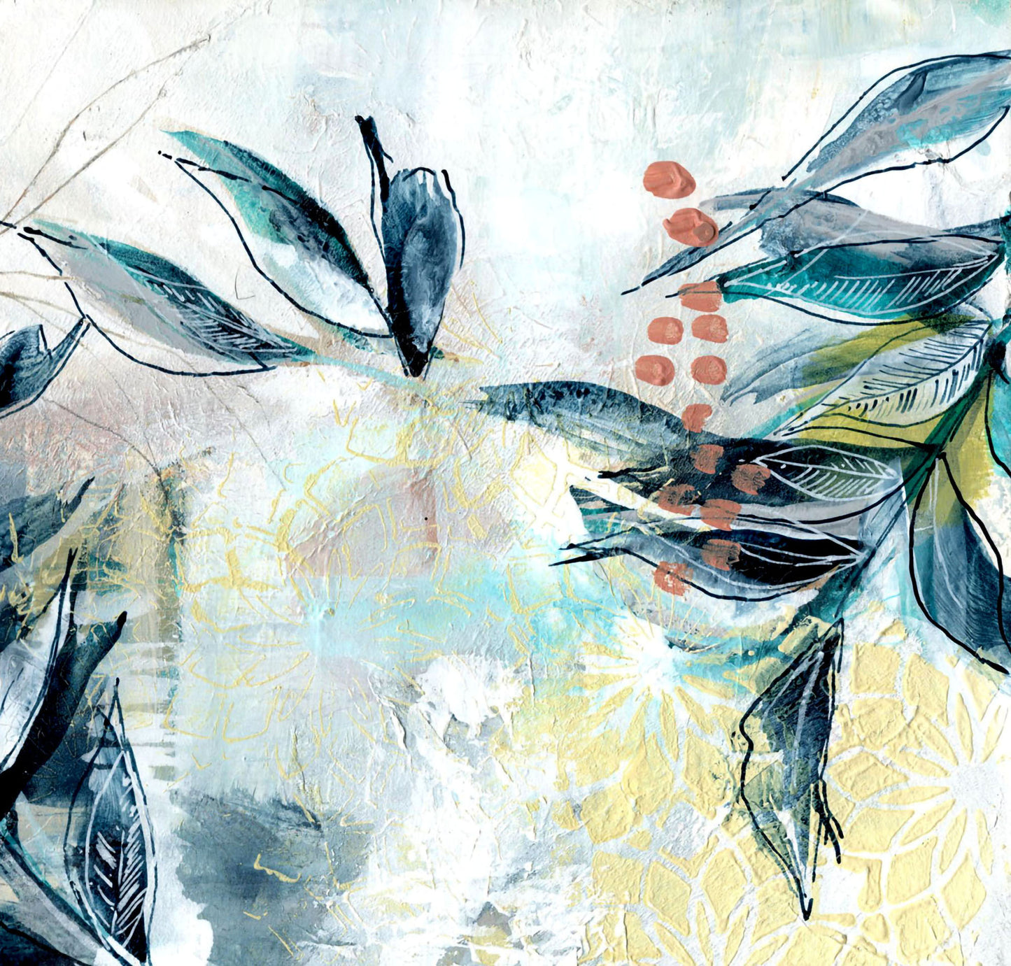 Floating - Original Framed Painting - Carla Jennings Art