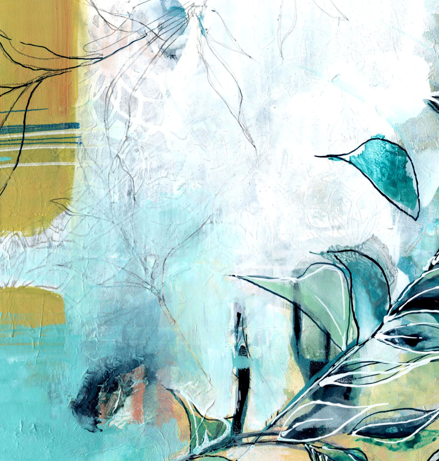 Go with the Flow - Original Framed Painting - Carla Jennings Art