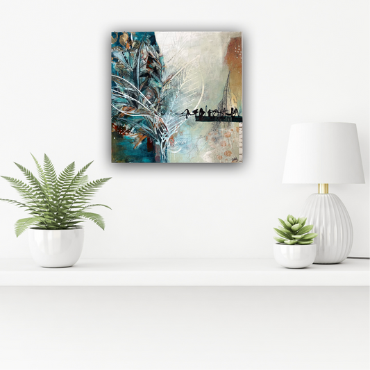 Poetic License IV - Ready to Hang - Carla Jennings Art