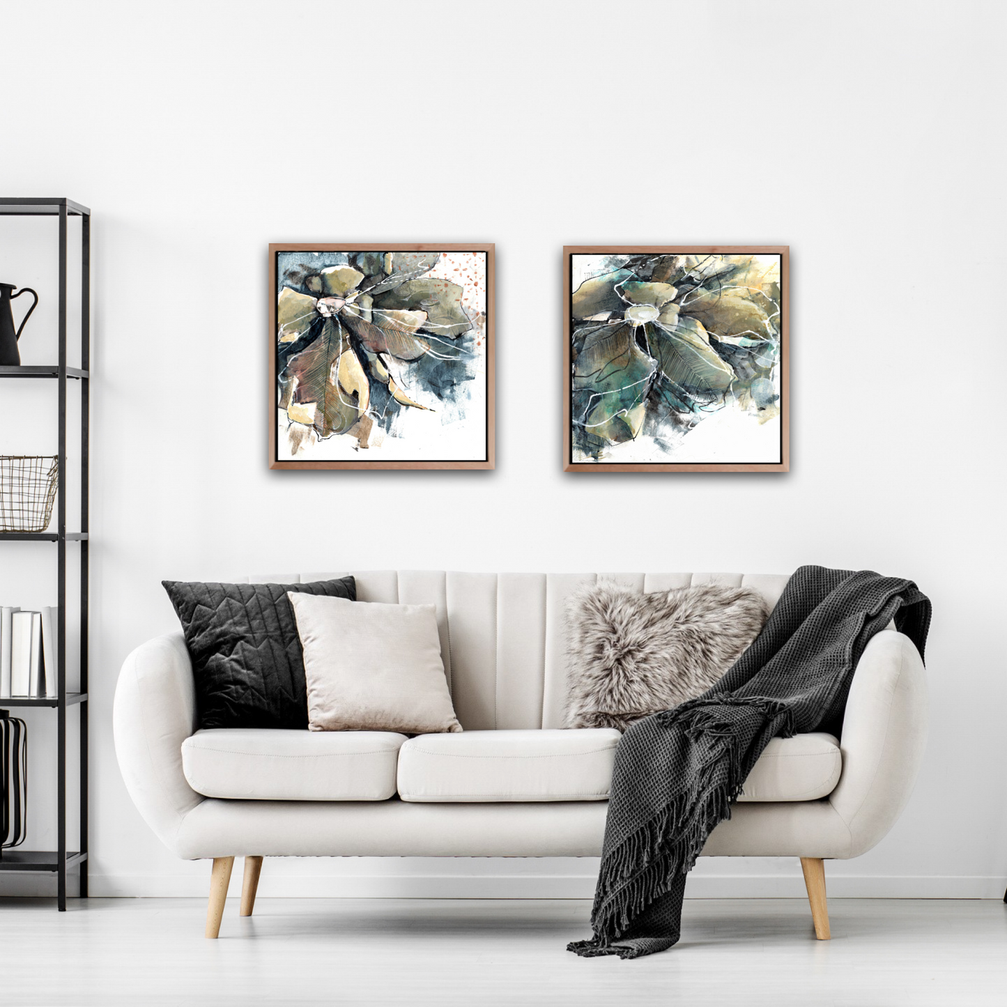 Subtle Contrast - Unframed Original Painting - Carla Jennings Art