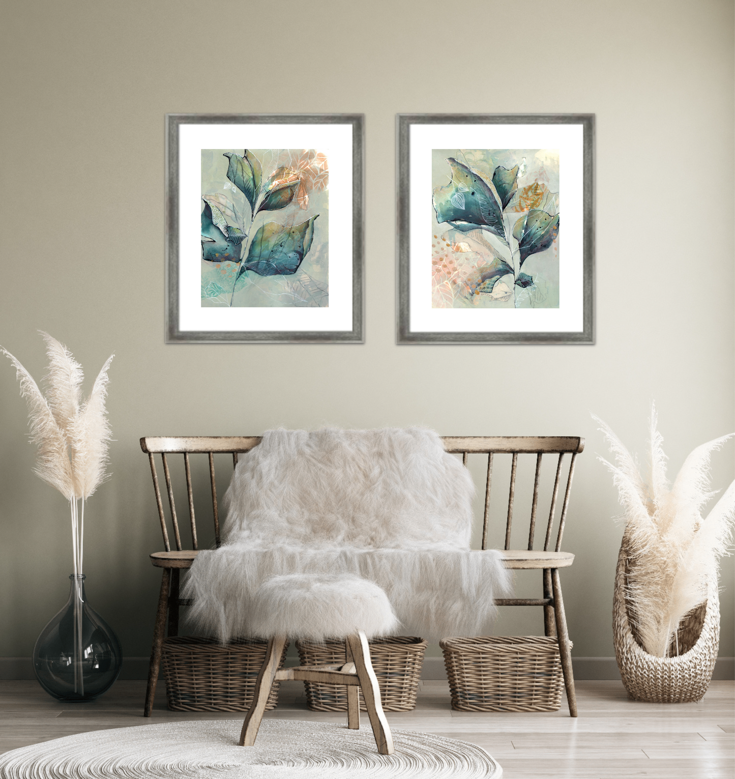 The Lost Forest I - Unframed Original Painting - Carla Jennings Art