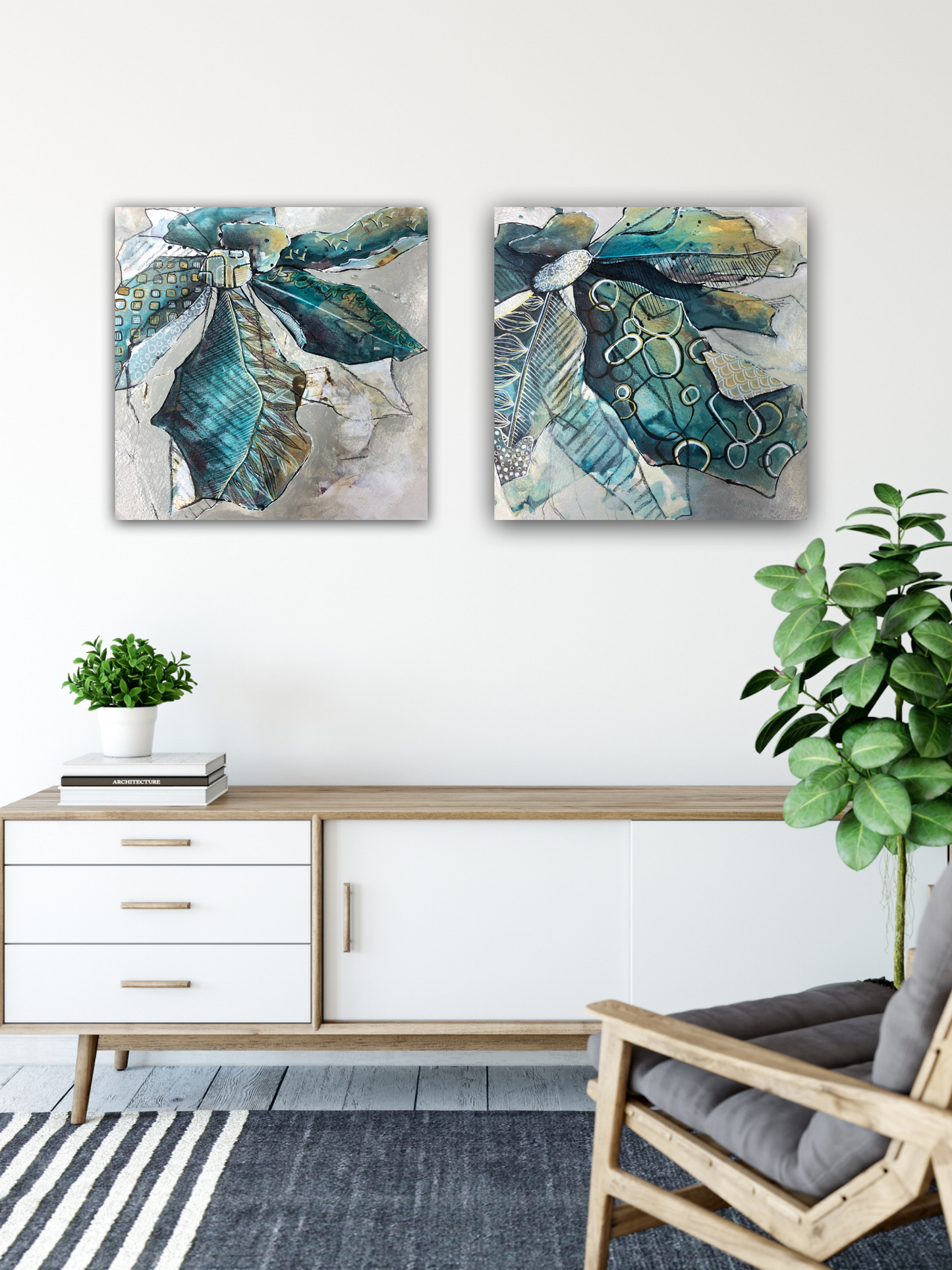 The Lost Garden I Canvas Print - Carla Jennings Art