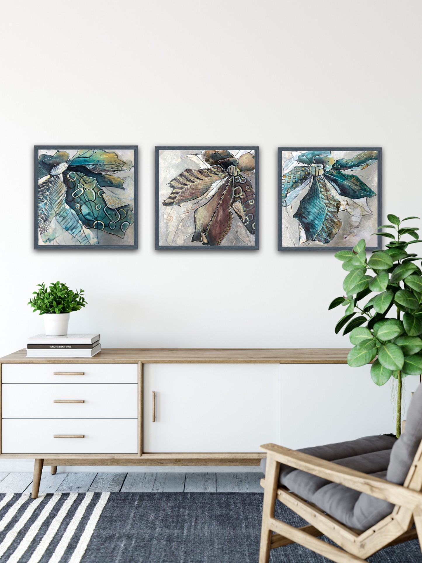 The Lost Garden II - Unframed Original Painting - Carla Jennings Art