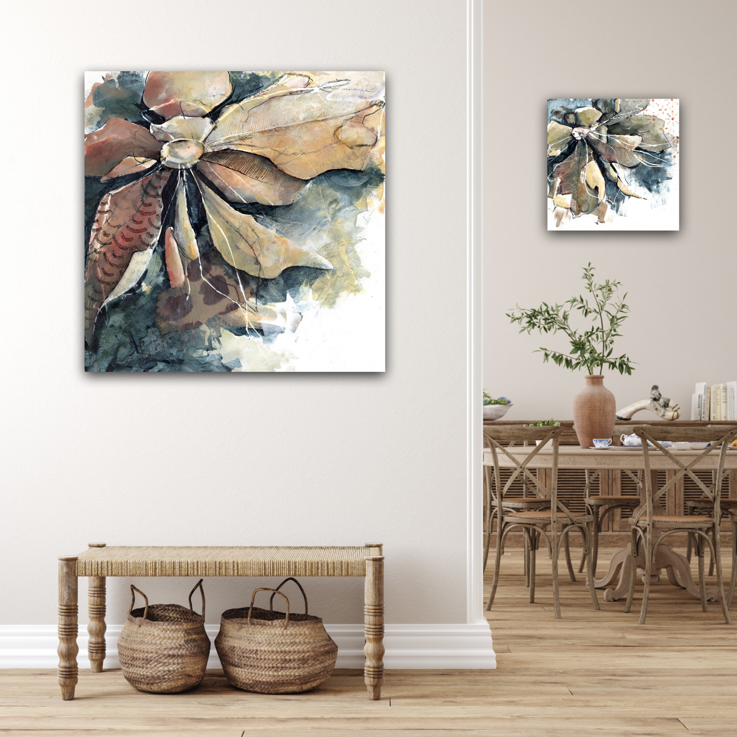 Weightless Framed Canvas - Carla Jennings Art