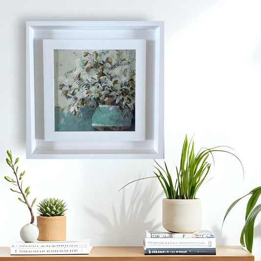 Abstract Vase IV - Original Framed Painting