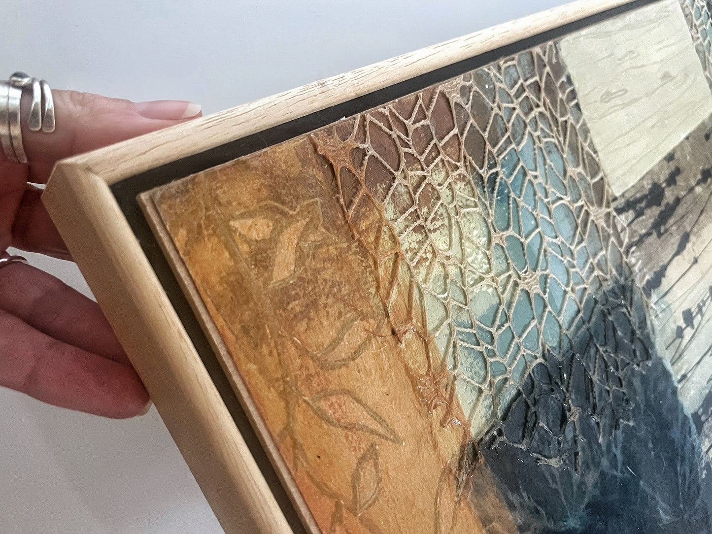 Autumn Garden I - Original Framed Painting