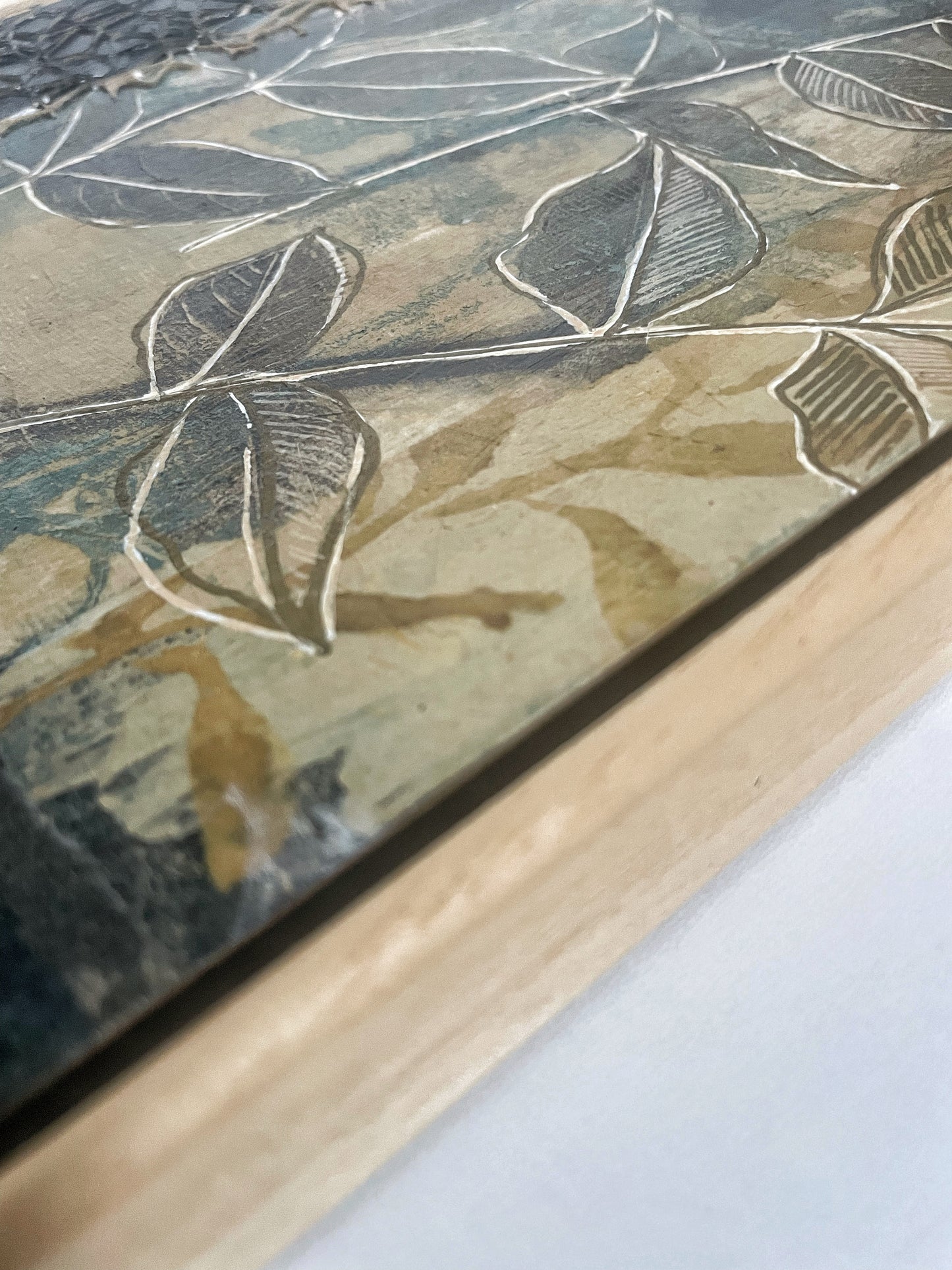 Autumn Garden I - Original Framed Painting