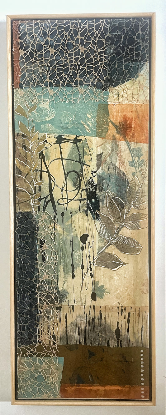 Autumn Garden II - Original Framed Painting