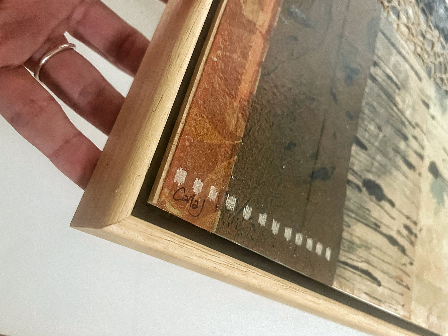 Autumn Garden II - Original Framed Painting