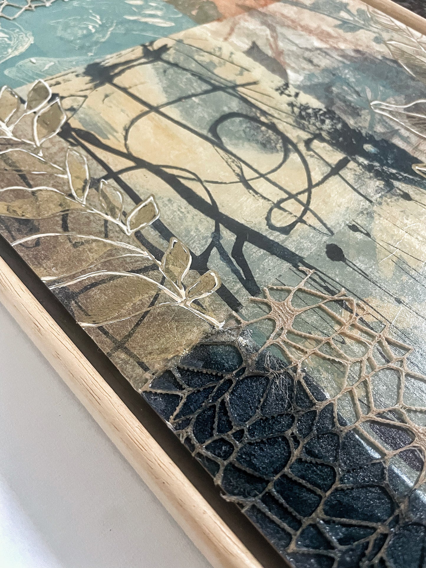 Autumn Garden II - Original Framed Painting