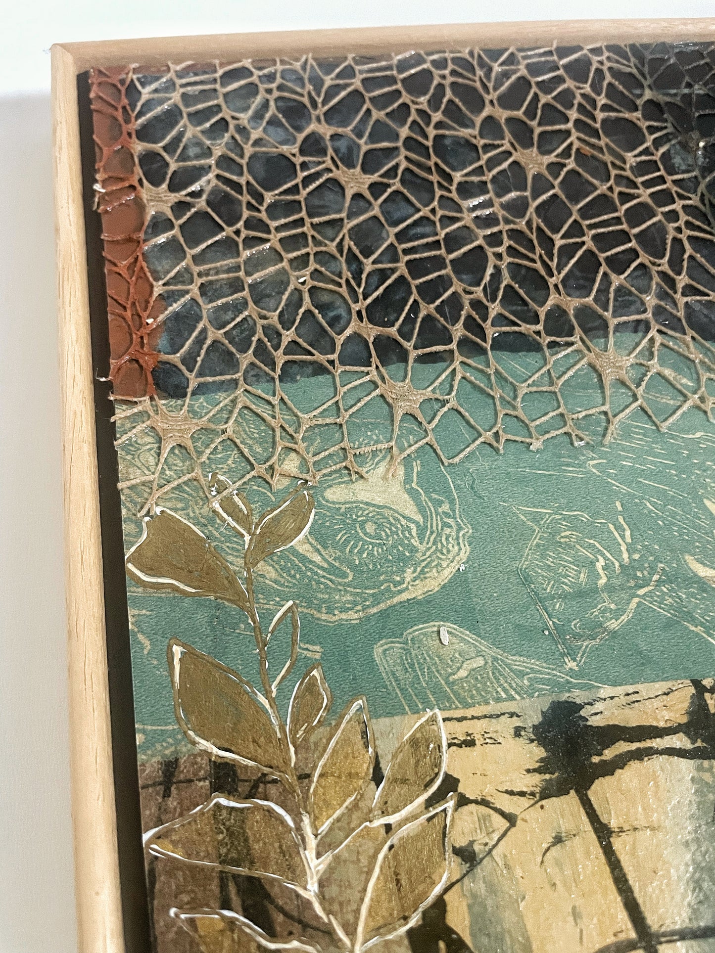 Autumn Garden II - Original Framed Painting