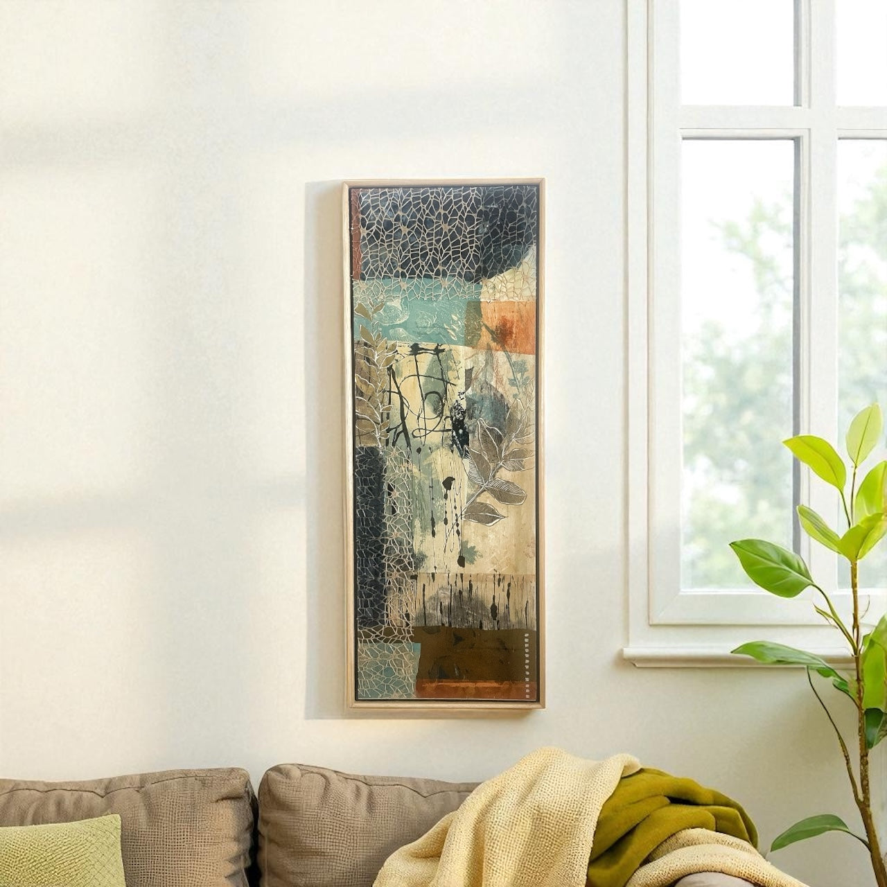 Autumn Garden II - Original Framed Painting