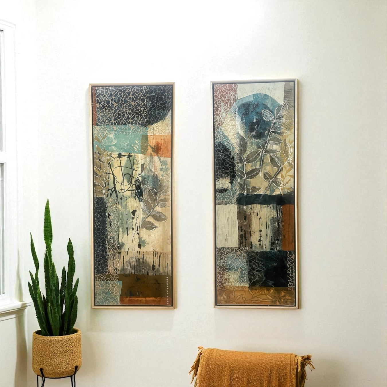 Autumn Garden II - Original Framed Painting