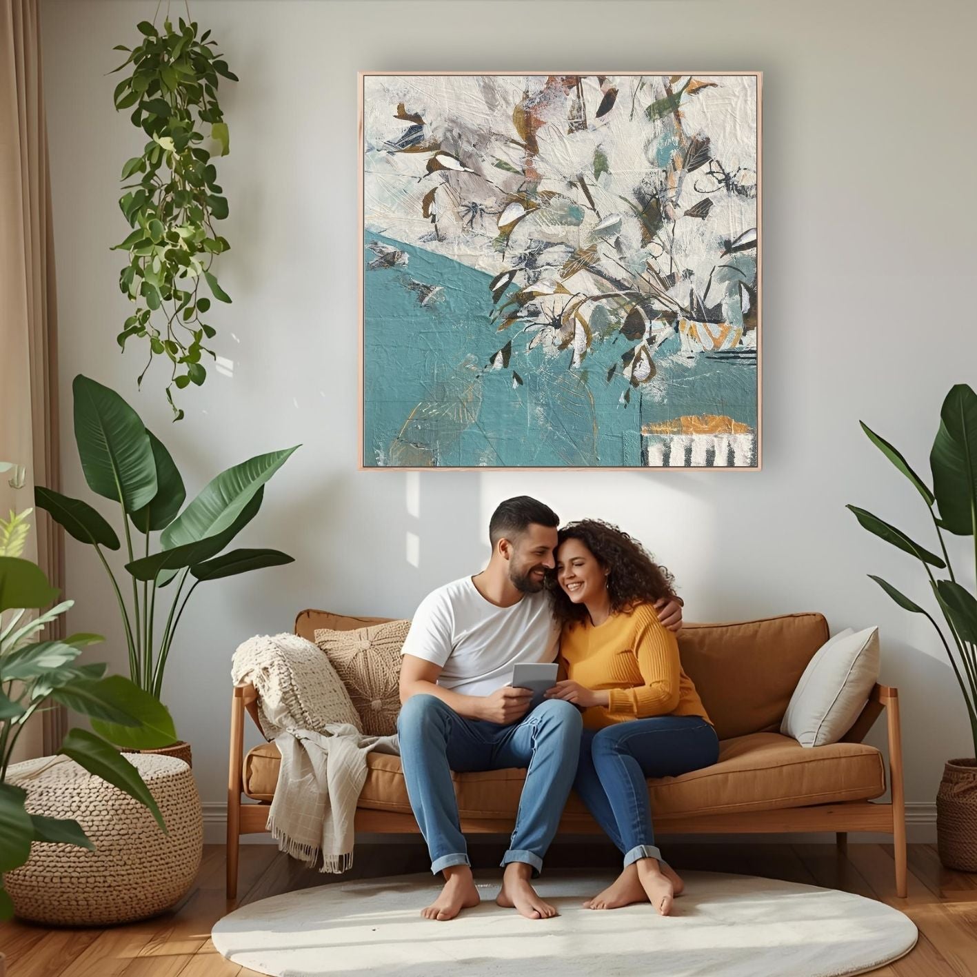 Abstract Vase II - Canvas Art Print