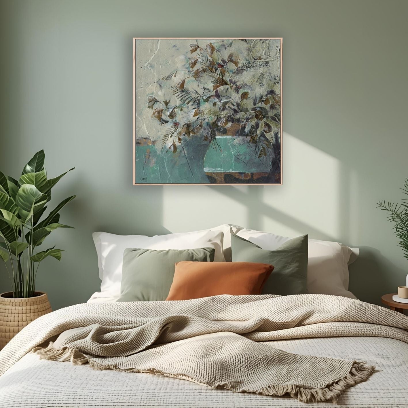 Abstract Vase IV - Canvas Art Print