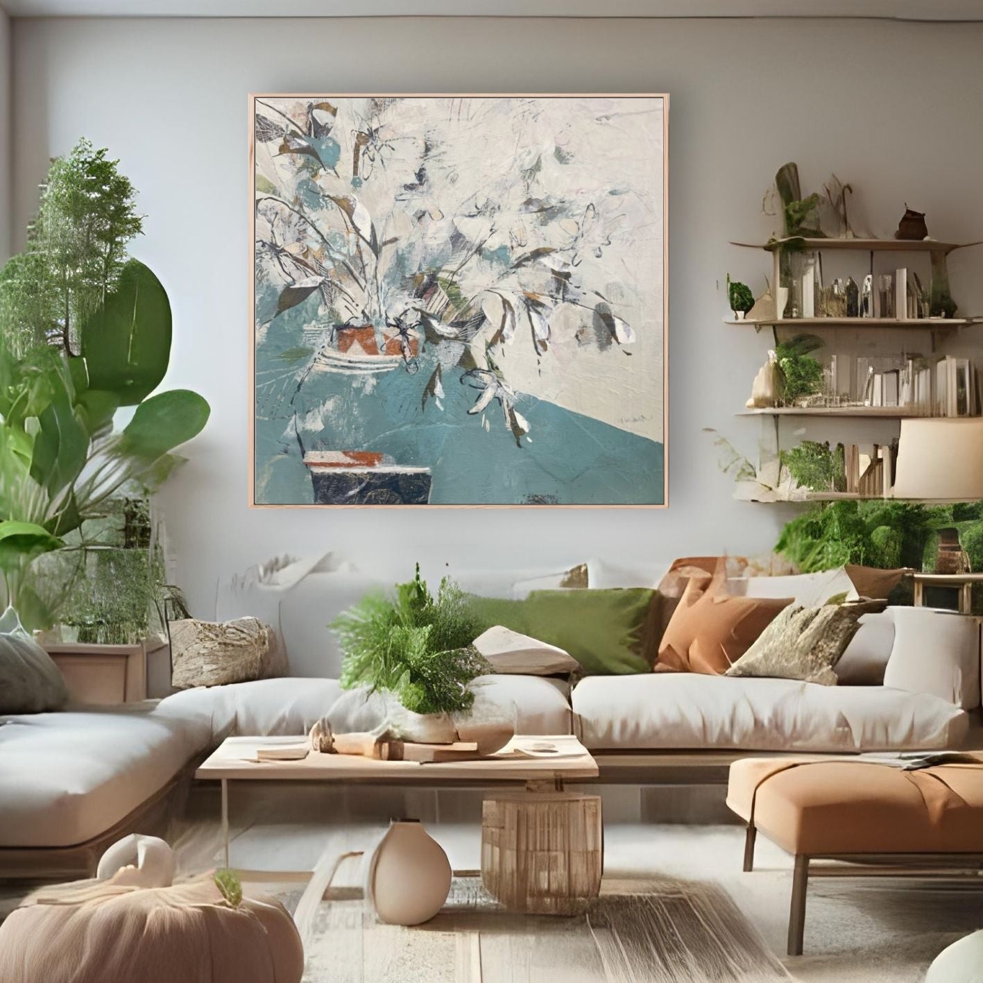 Abstract Vase I - Canvas Art Print