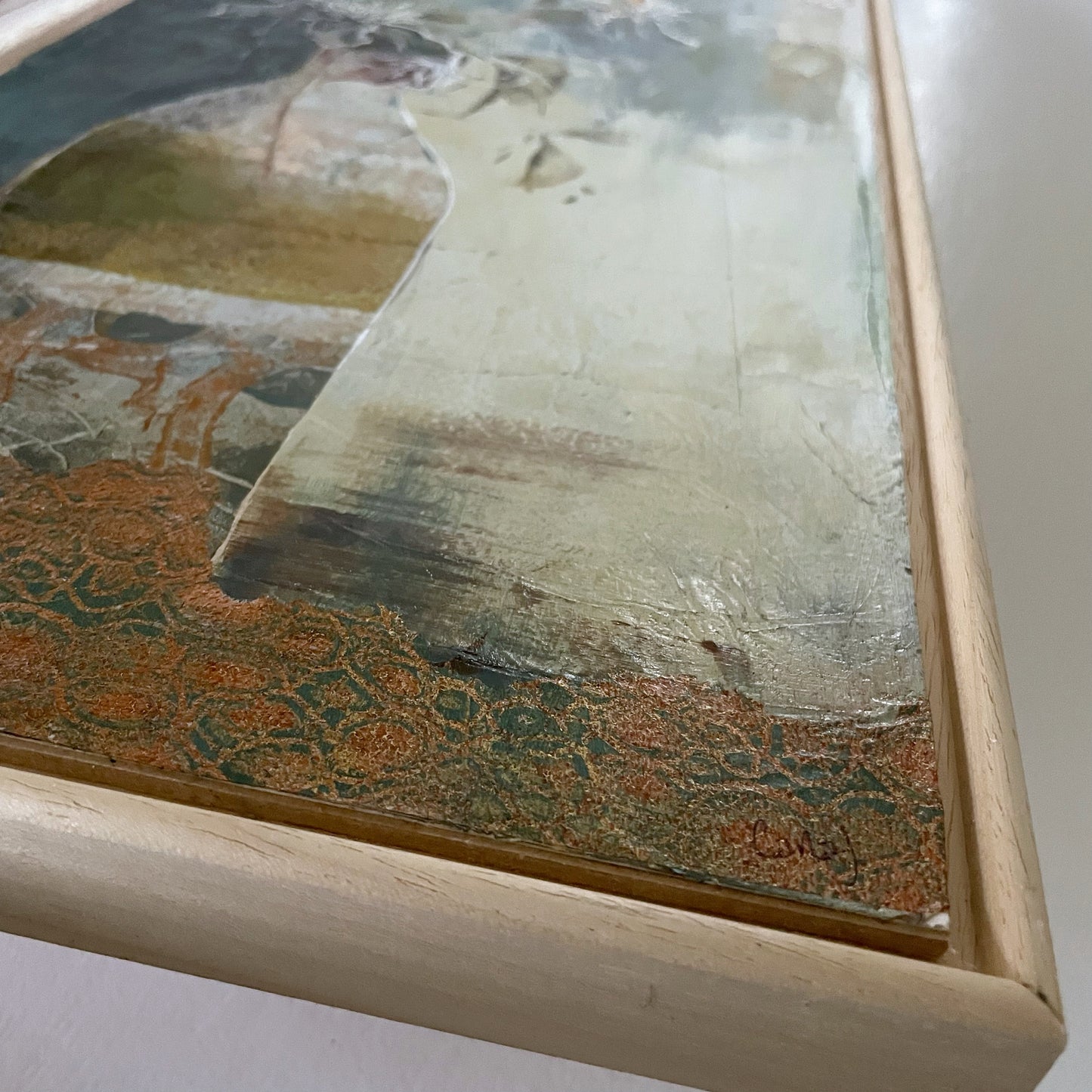 Borrowed Beauty I - Original Framed Painting