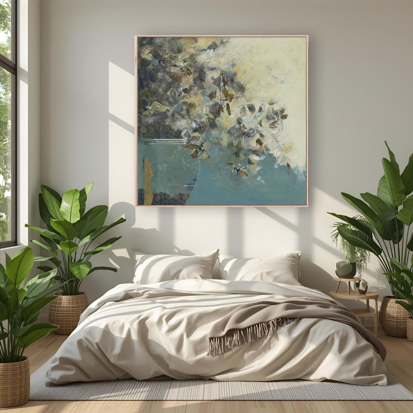 Golden Blooms - Canvas Art Print