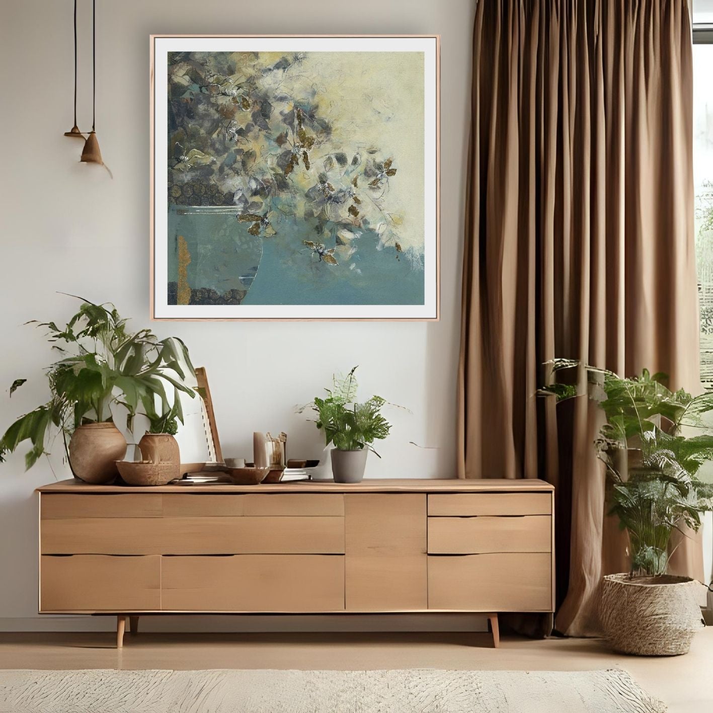 Golden Blooms - Print on Fine Art Paper