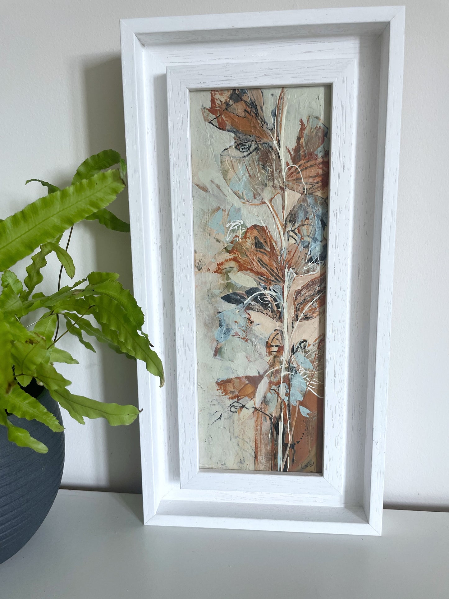 Slow Living I - Original Framed Painting