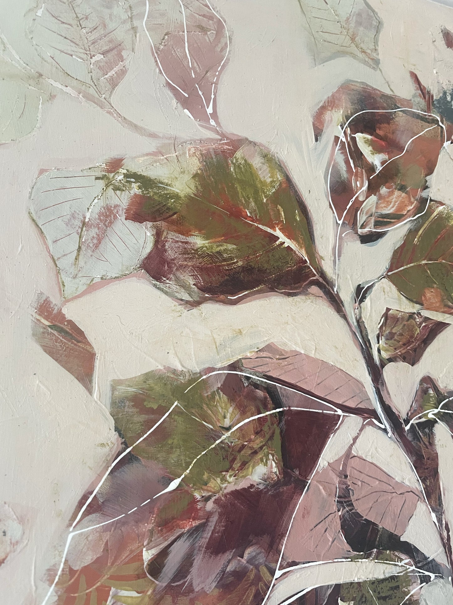 Botanical Whisper II - Original Framed Painting