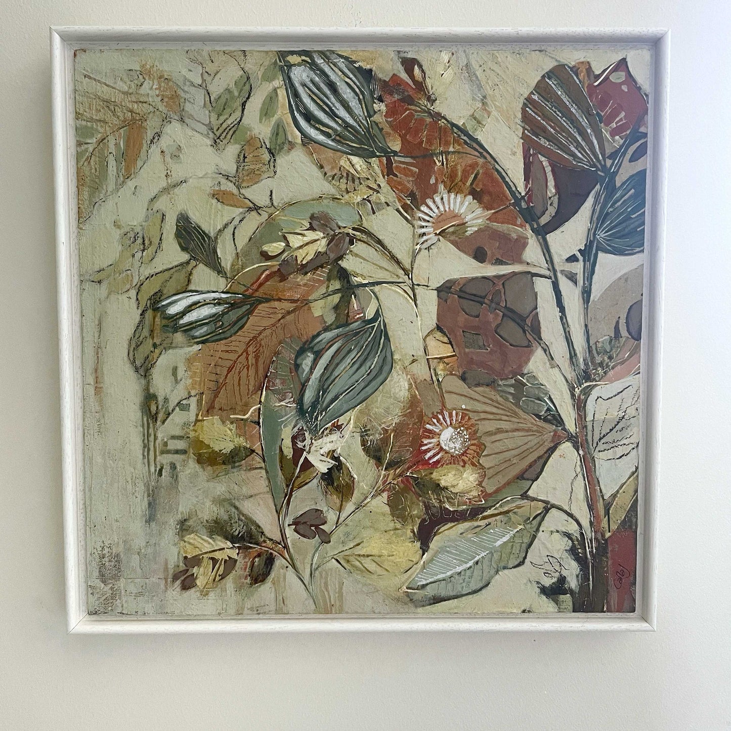 Meander Through the Garden - Original Framed Painting
