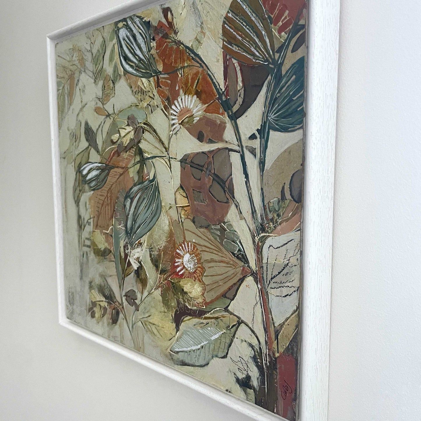 Meander Through the Garden - Original Framed Painting
