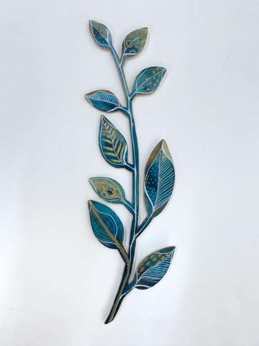 Wall Decoration - Turquoise I - Carla Jennings Art