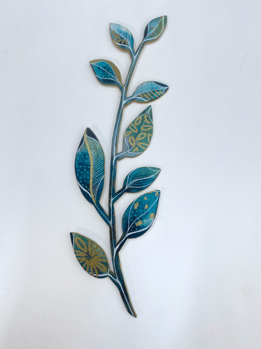 Wall Decoration - Turquoise II - Carla Jennings Art