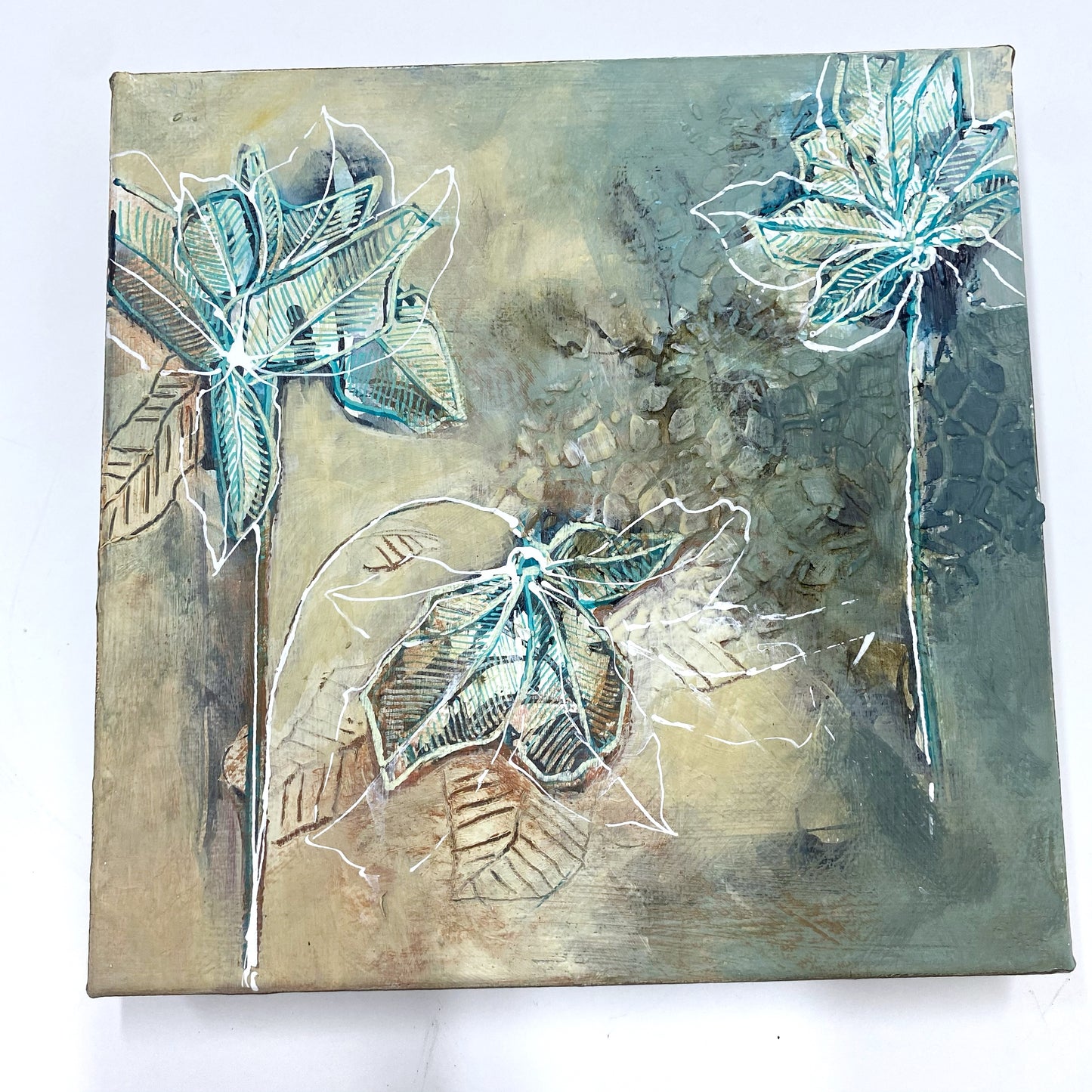 Quiet Meadow III - Original Painting Ready to Hang