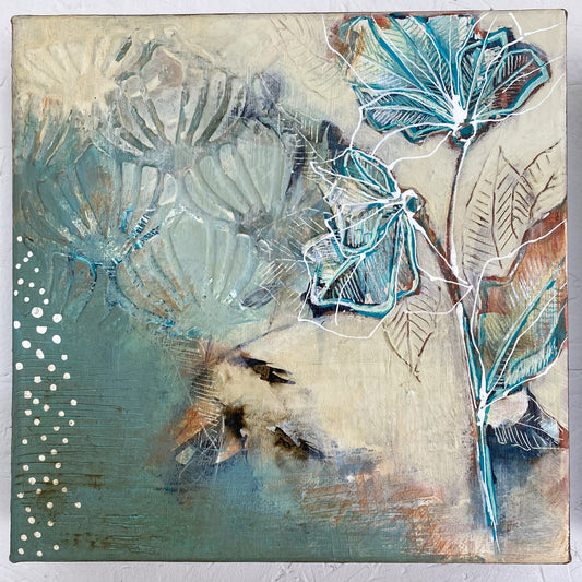 Quiet Meadow II - Original Painting Ready to Hang - Carla Jennings Art