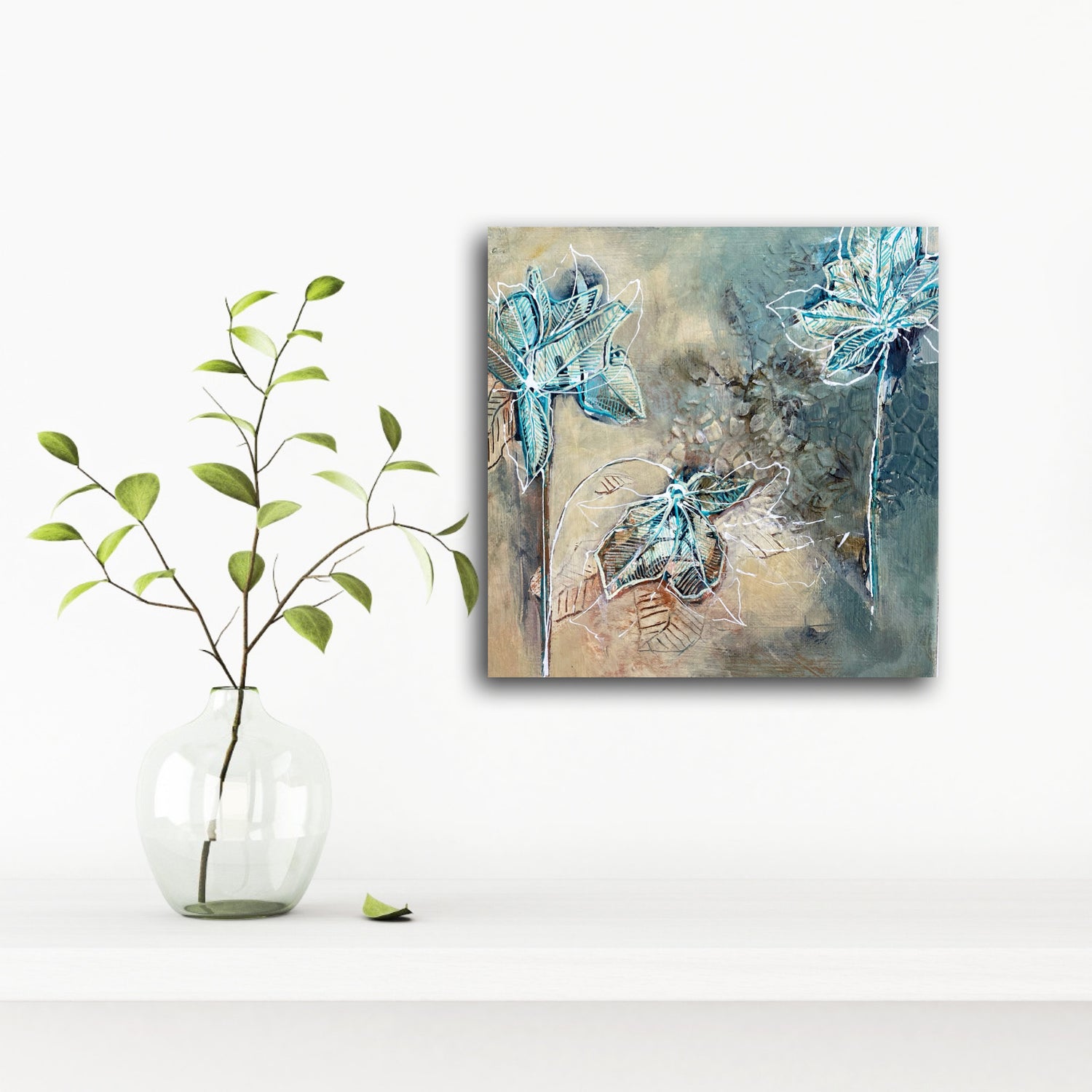 Quiet Meadow III - Original Painting Ready to Hang - Carla Jennings Art