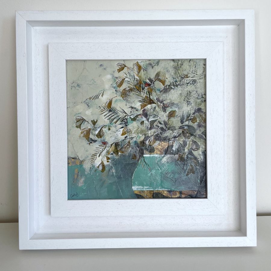 Abstract Vase IV - Original Framed Painting