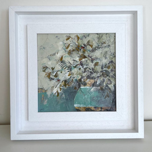 Abstract Vase IV - Original Framed Painting