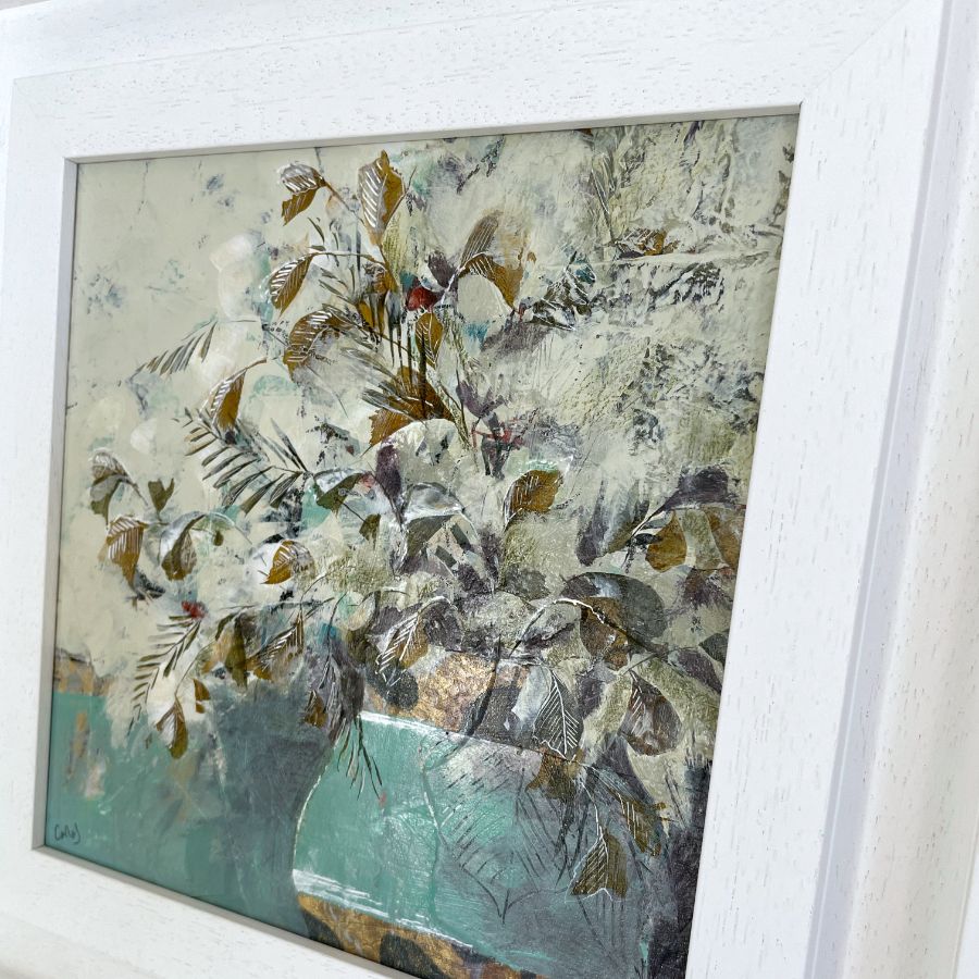 Abstract Vase IV - Original Framed Painting