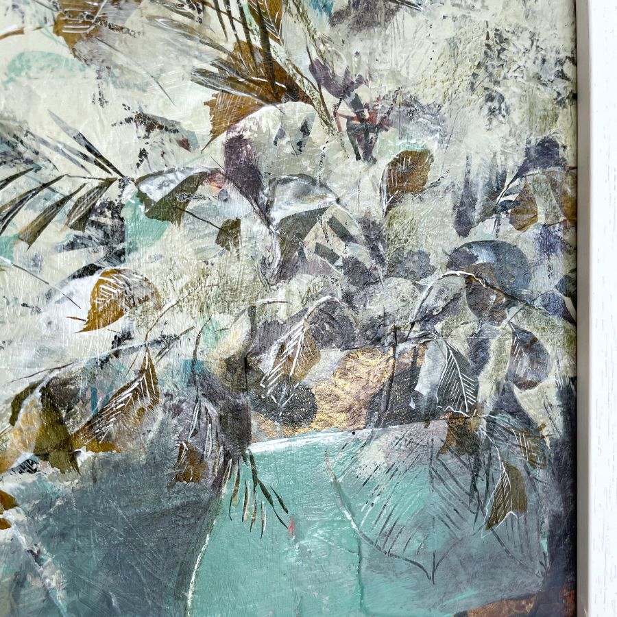 Abstract Vase IV - Original Framed Painting