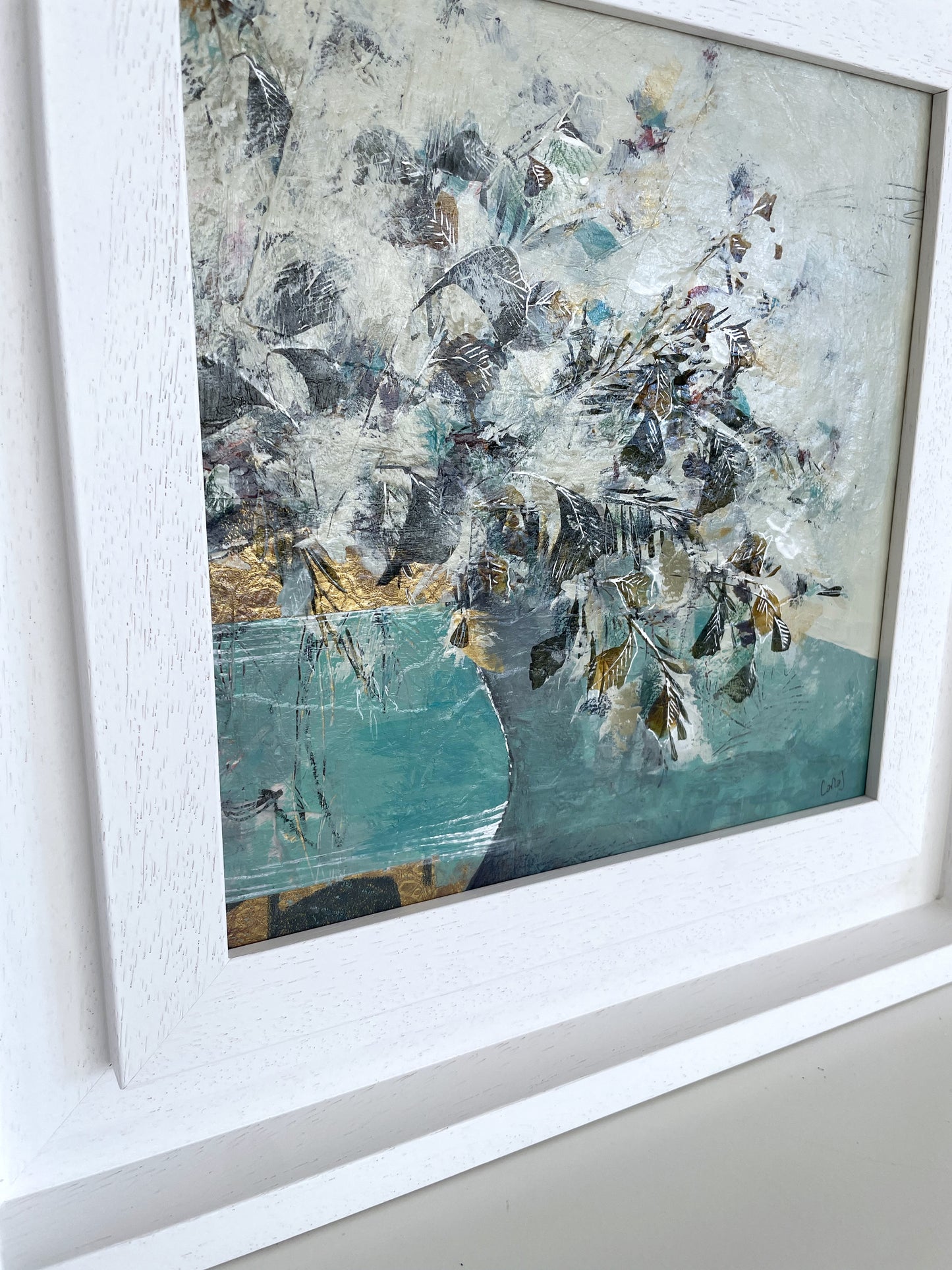 Abstract Vase III - Original Framed Painting