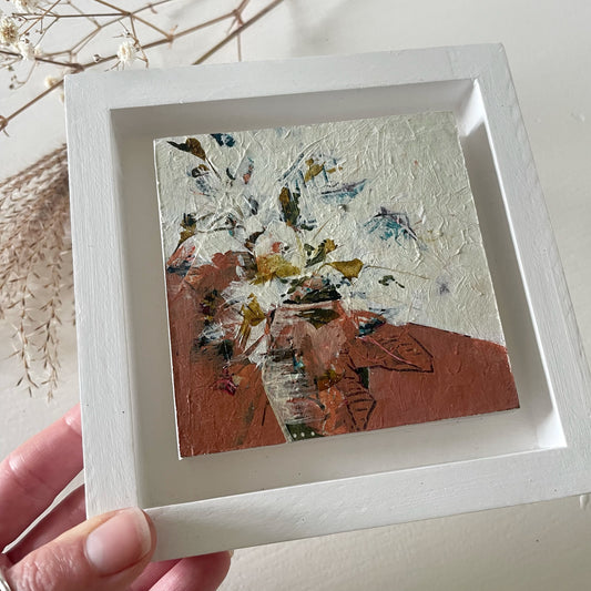 Mini Vase III - Original Framed Painting
