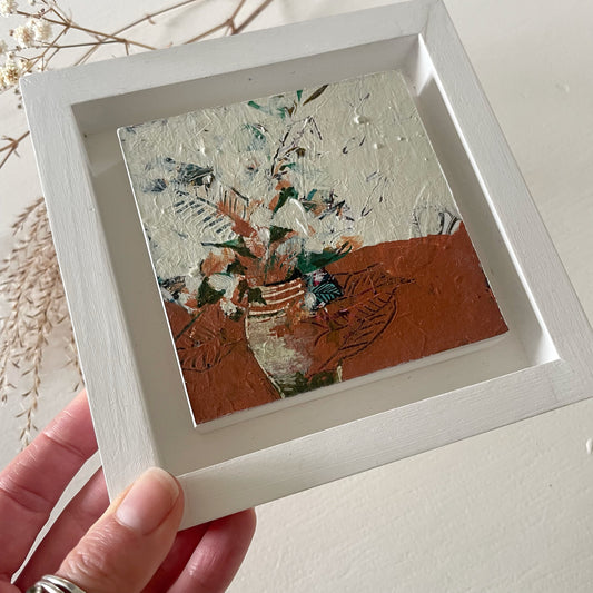 Mini Vase II - Original Framed Painting