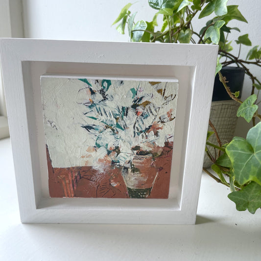Mini Vase IV - Original Framed Painting