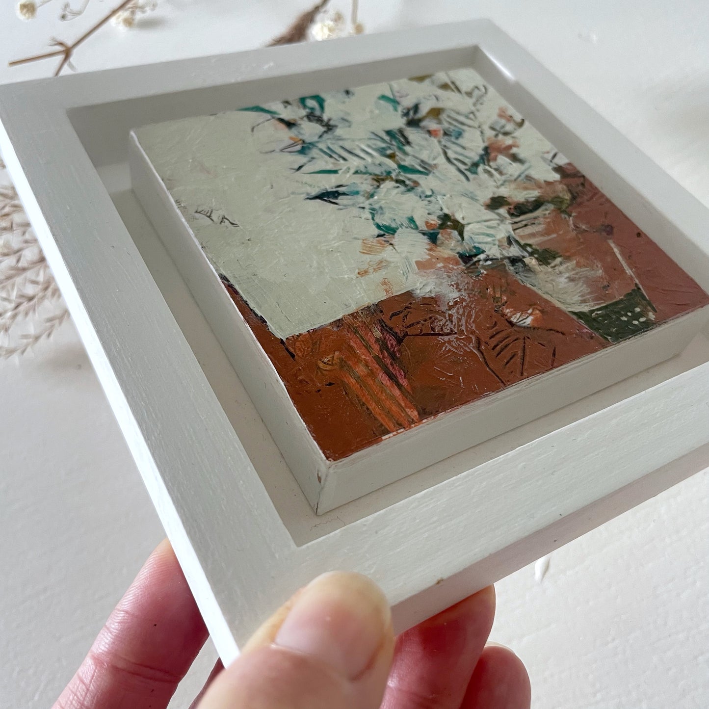 Mini Vase IV - Original Framed Painting