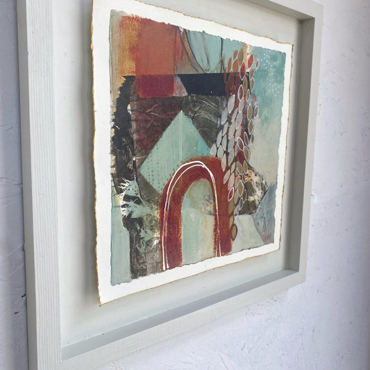 Deep Echo - Original Framed Painting - Carla Jennings Art