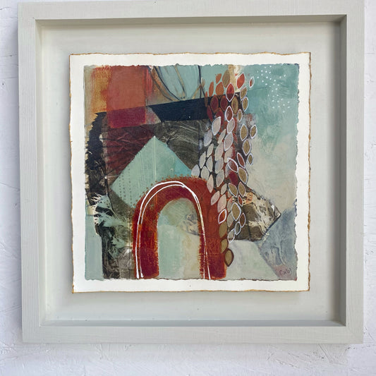 Deep Echo - Original Framed Painting - Carla Jennings Art