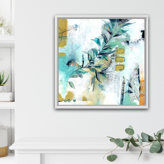 Go with the Flow - Original Framed Painting - Carla Jennings Art